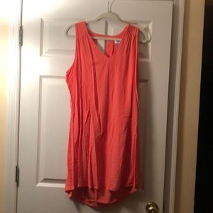 Salmon colored dress